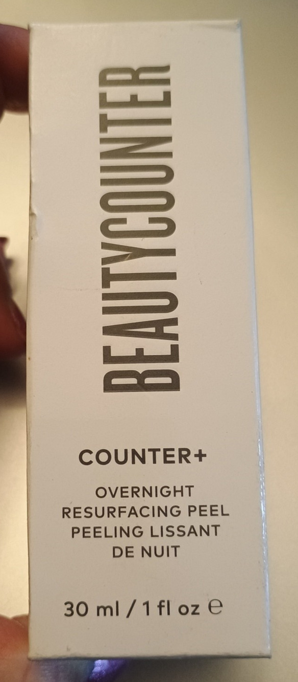 NIB Beautycounter Counter + Overnight Resurfacing Peel Leave on AHA/BHA 1 fl oz